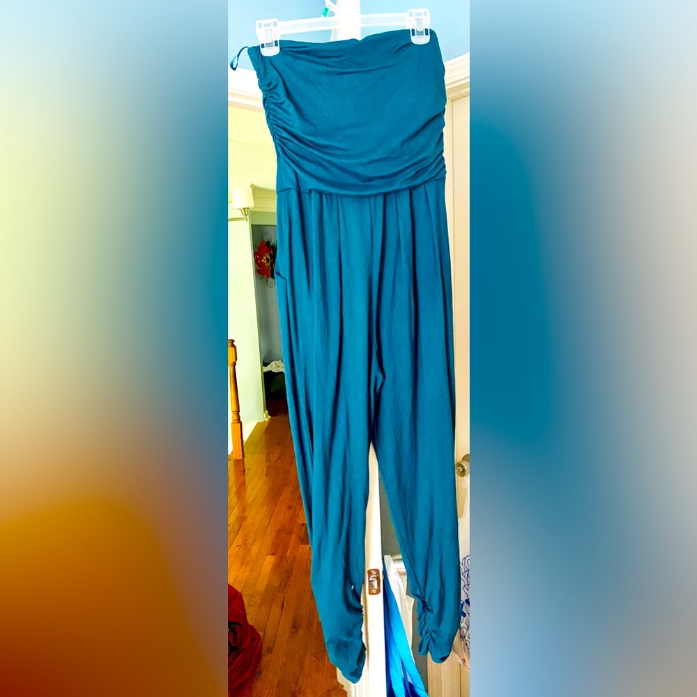 Aquamarine Off Shoulder Jumpsuit / ADC / L